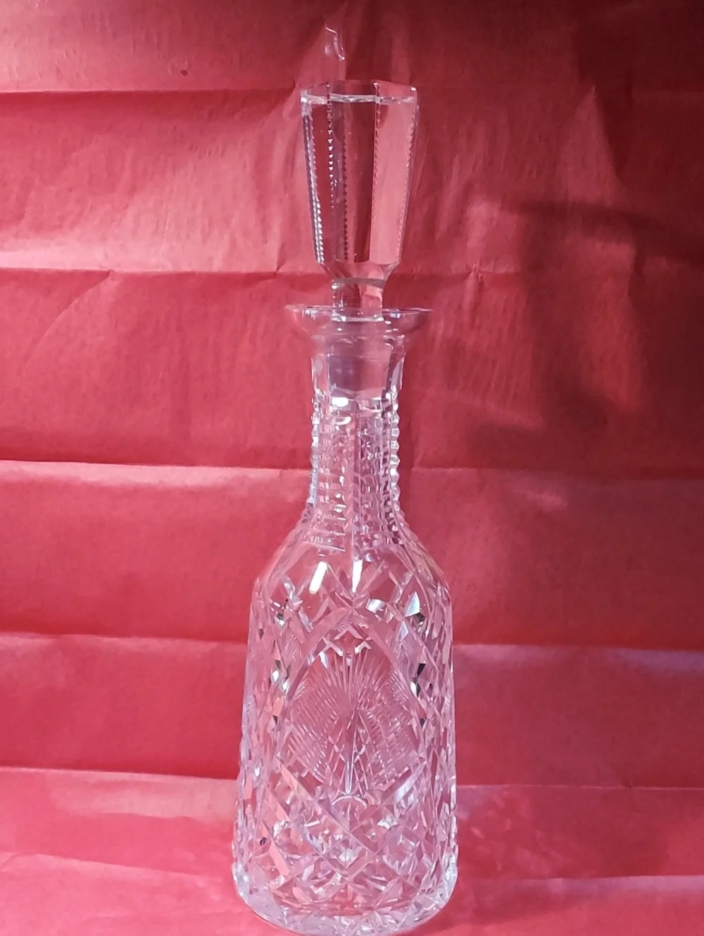 Watherford Crystal Shannon Jubilee Decanter With Faceted Stoper.....B18